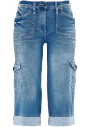 Stretch cargo jeans, mid waist, bpc bonprix collection