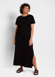 Katoenen maxi jurk met split, bpc bonprix collection