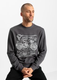 Sweater met bikerprint, John Baner JEANSWEAR