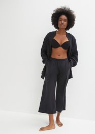 Culotte pyjamabroek met steekzakken van biologisch katoen, bpc bonprix collection