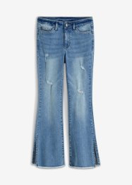 Flared jeans met splitten, RAINBOW