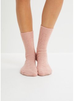 Gebreide sokken (3 paar) met kabelpatroon, bpc bonprix collection