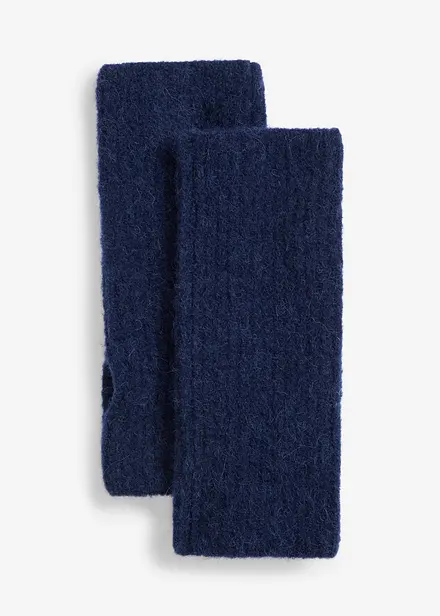 Wollen armwarmers met alpacawol