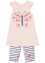 Meisjes jersey jurk en 3/4 legging met biologisch katoen (2-dlg. set), bpc bonprix collection