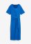 Jersey midi jurk met knoopdetail en structuur, bpc bonprix collection
