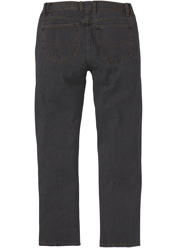 Classic fit jeans met deels elastische tailleband, straight, bonprix