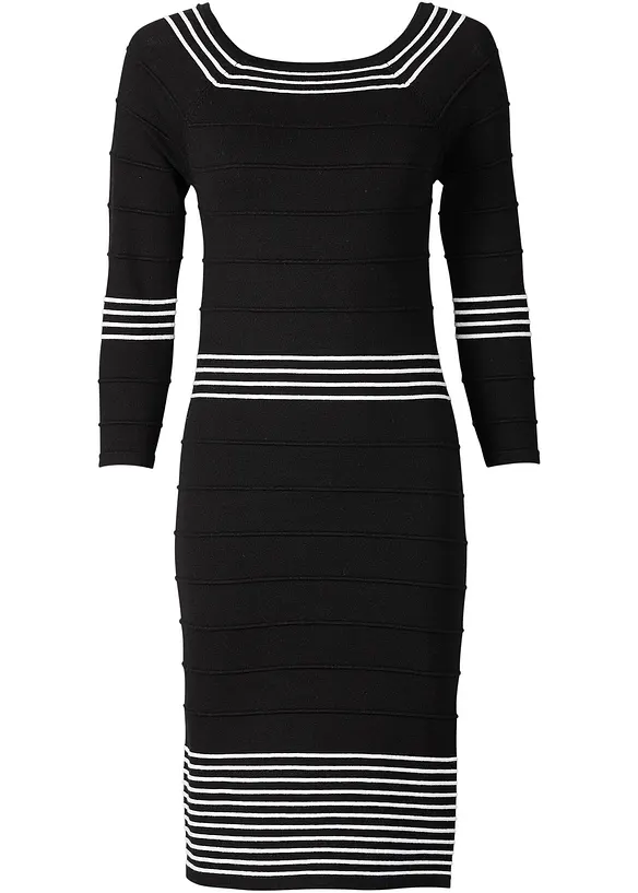 Gebreide jurk van soepele viscose, bonprix