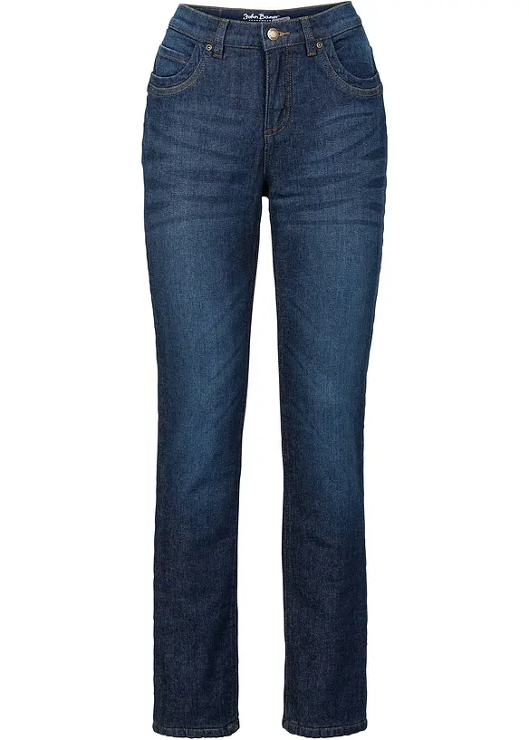 Thermojeans, straight high waist, bonprix