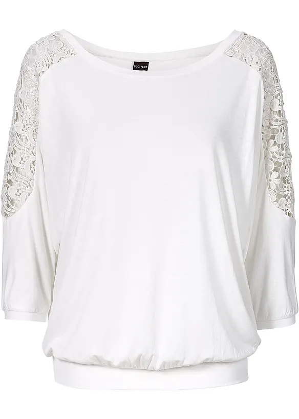 Oversized shirt in een viscosemix, bonprix