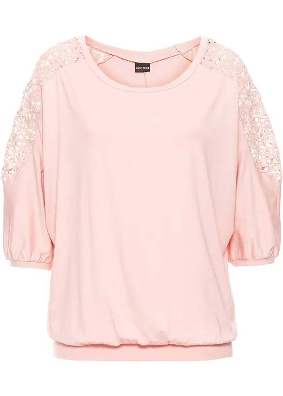 Oversized shirt in een viscosemix, bonprix