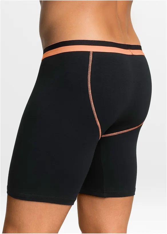 Strakke lange boxer met katoen (set van 2), bonprix