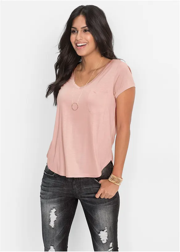 T-shirt van zachte viscose, bonprix