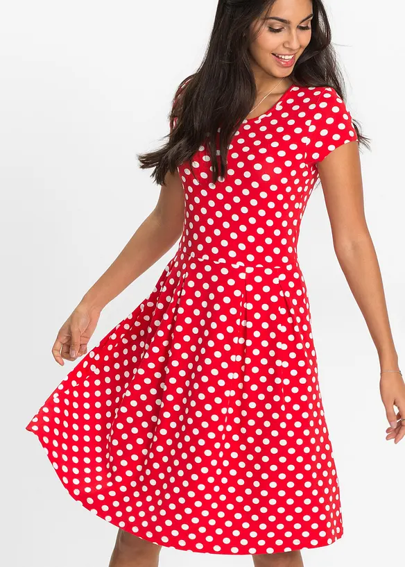 Jersey jurk in een viscosemix, bonprix