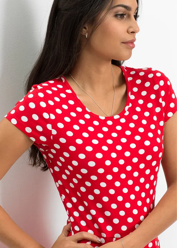 Jersey jurk in een viscosemix, bonprix