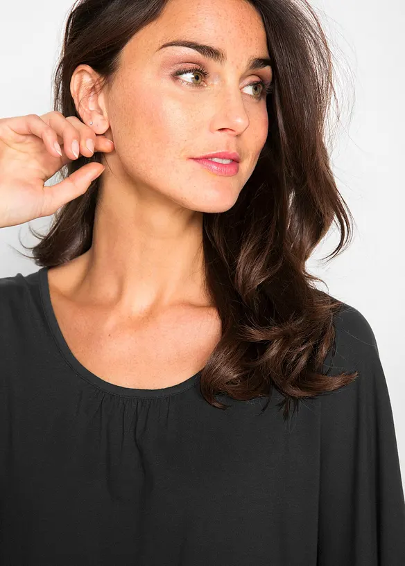 Shirt van viscose met vleermuismouwen, bonprix