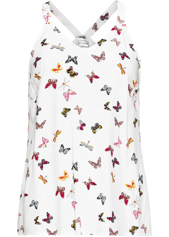 Blousetop van viscose, bonprix