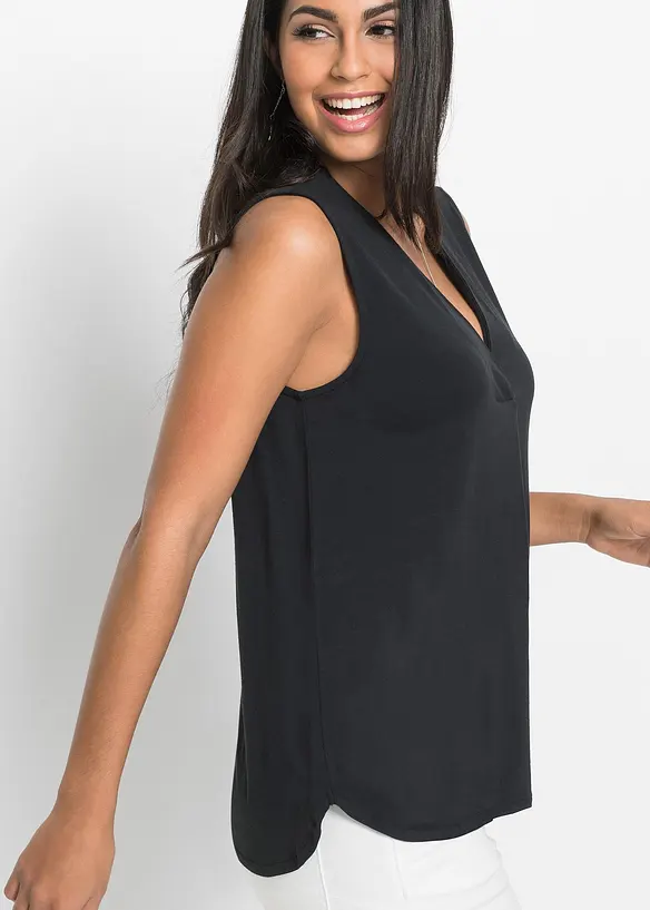 Top in een zachte viscosemix, bonprix