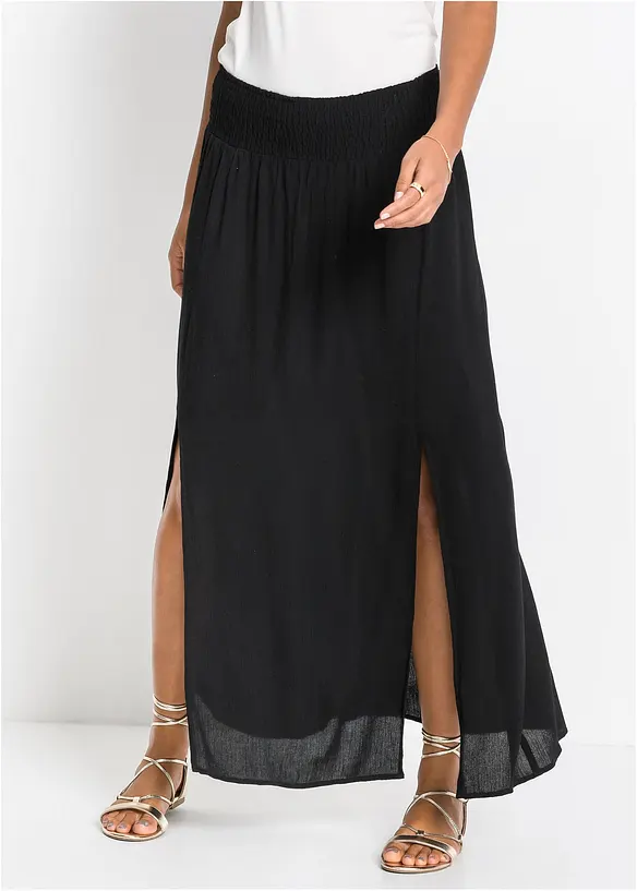 Maxi rok van soepele viscose, bonprix