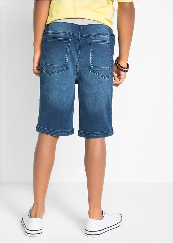 Jongens instap sweat jeans bermuda, regular fit, bonprix