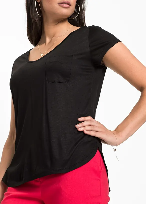 T-shirt van zachte viscose, bonprix