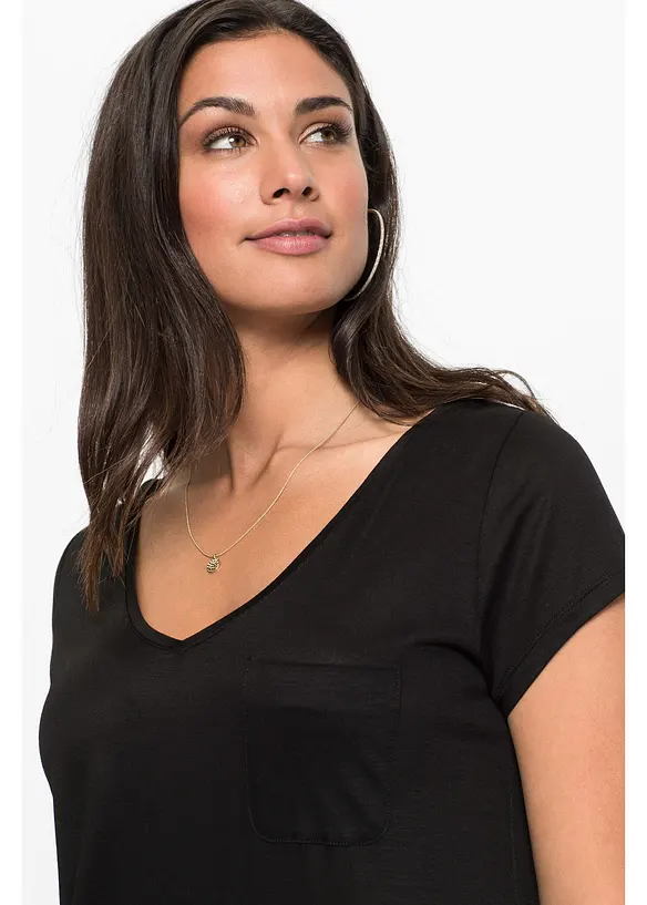 T-shirt van zachte viscose, bonprix