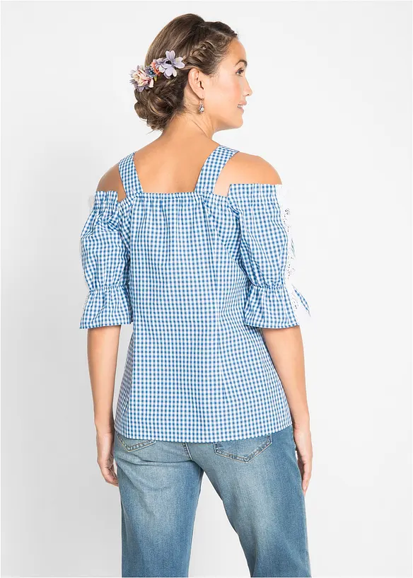 Tiroler blouse, halflange mouw, bonprix
