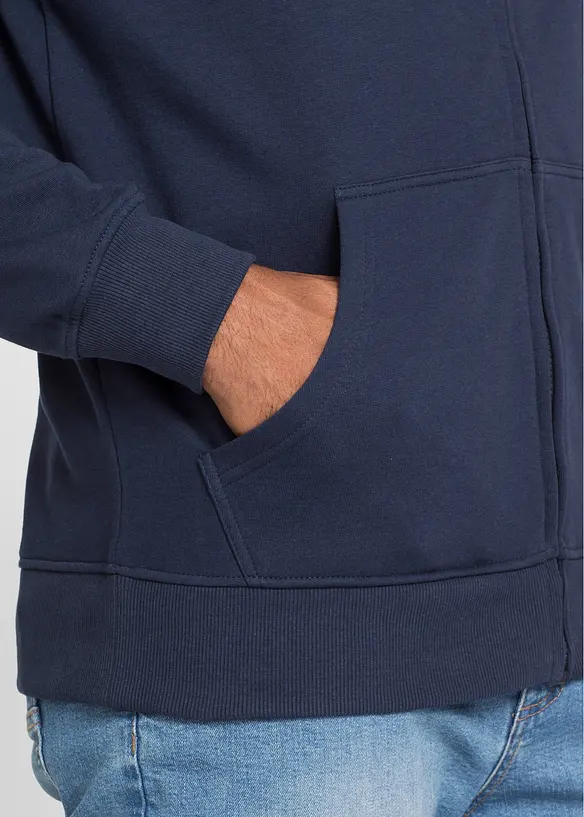 Sweatvest met opstaande kraag, bonprix
