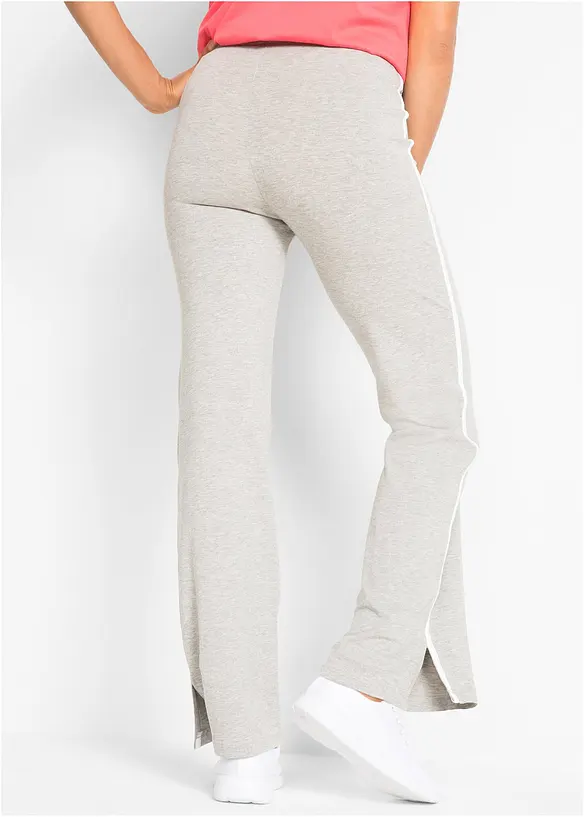 Jersey broek van katoen met stretch (set van 2), bonprix