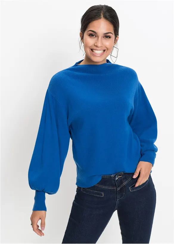 Oversized trui in een viscosemix, bonprix