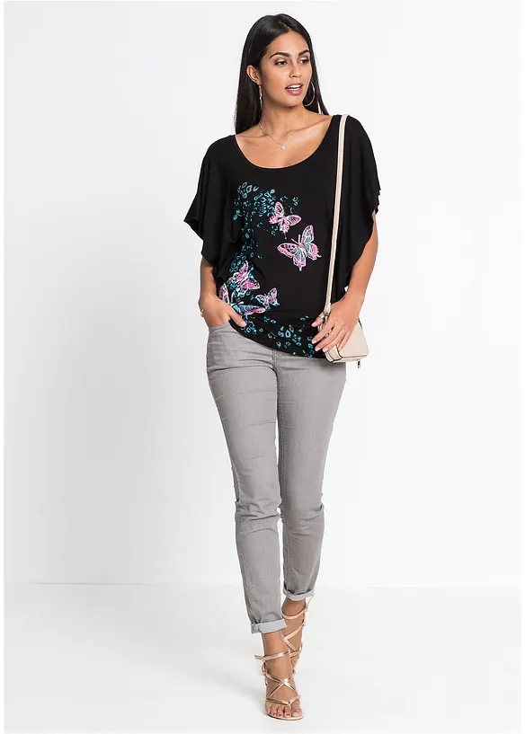Shirt met vleermuismouwen, bonprix