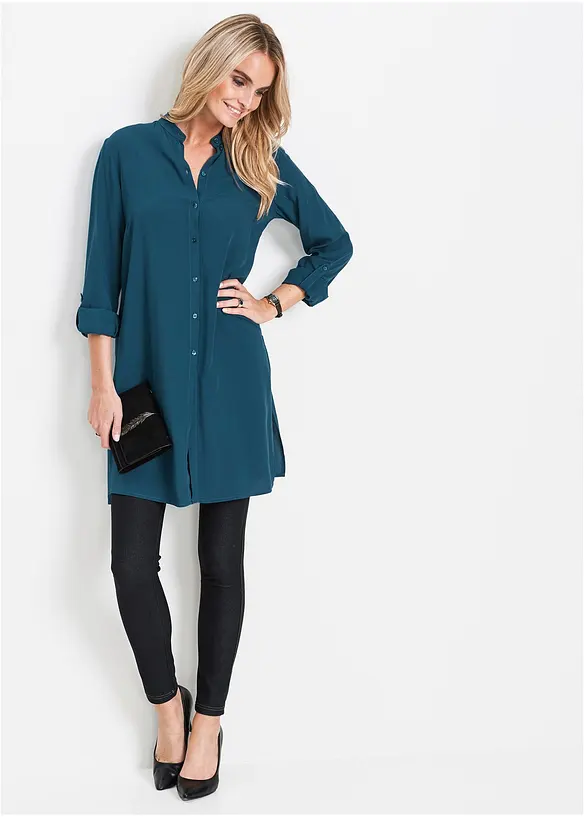 Lange blouse van viscose, bonprix
