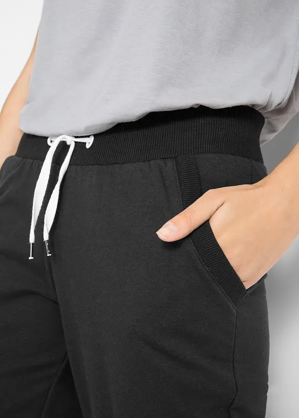 Sweatpants met tapes, bonprix