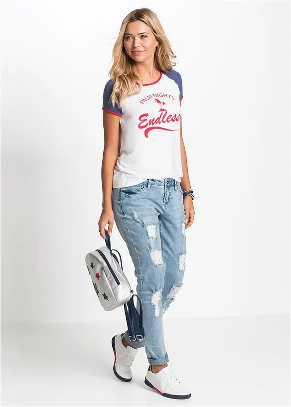 T-shirt van zachte viscose, bonprix
