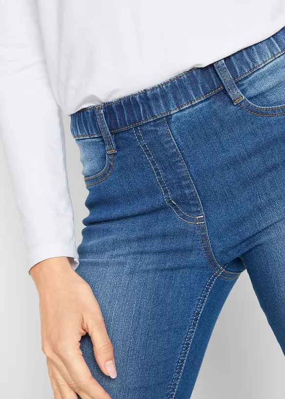 Jegging mid waist met comfortband, bonprix
