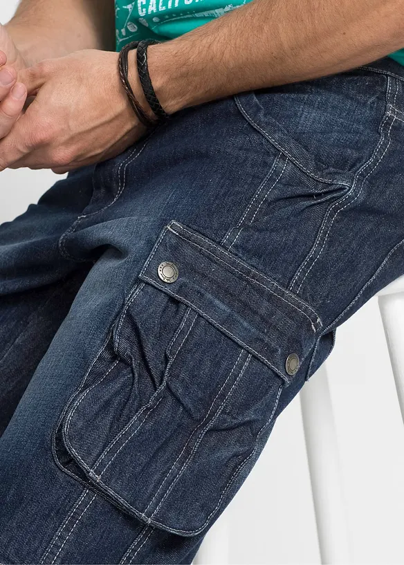 Cargo jeans bermuda regular fit, bonprix