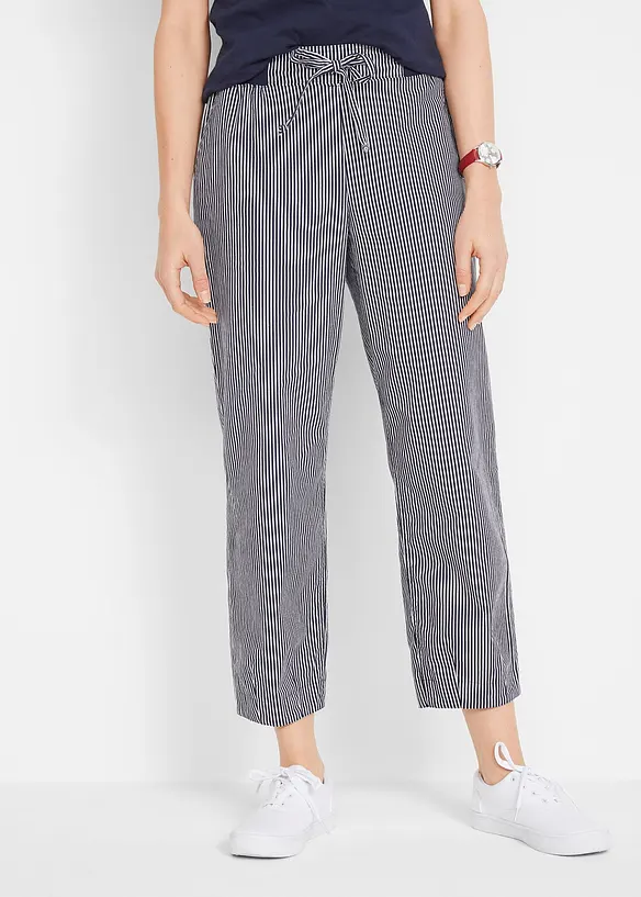 7/8 broek van een linnenmix, bonprix