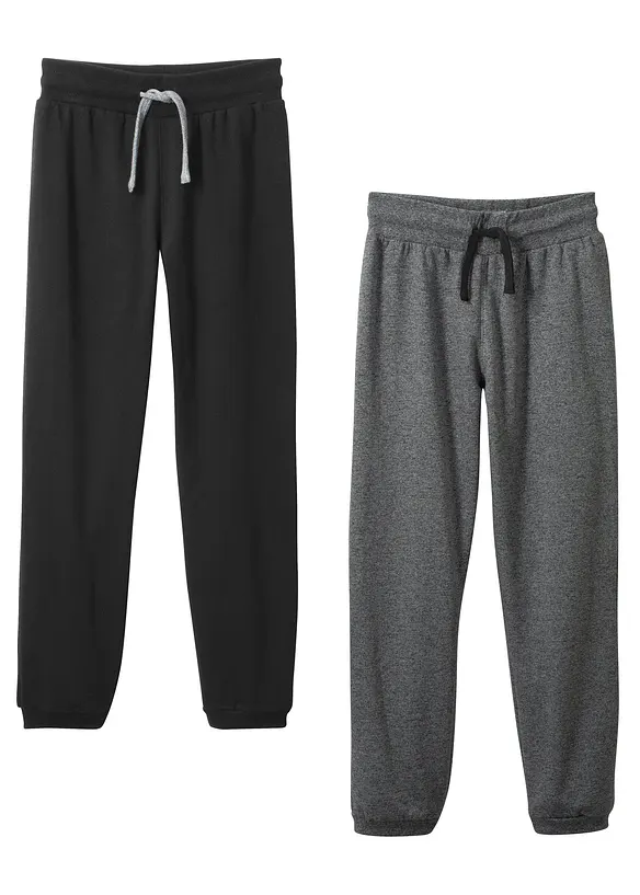 Sweatpants van katoen (set van 2), bonprix