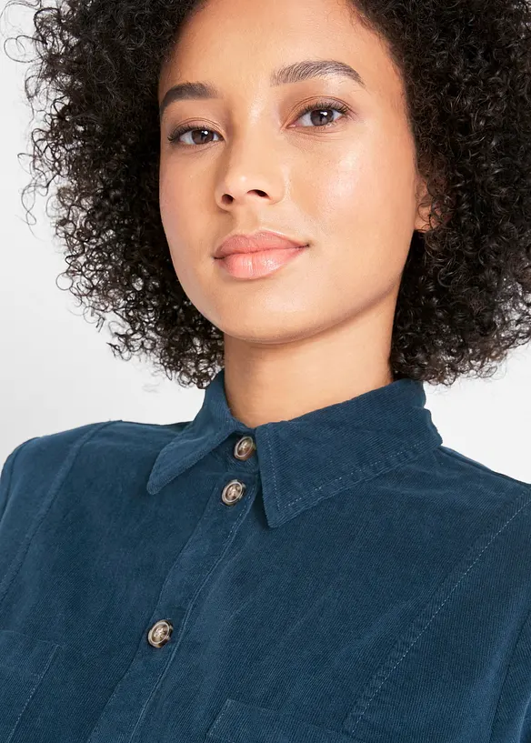 Corduroy stretch jurk, bonprix