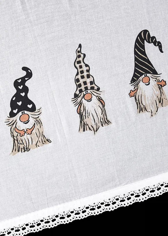 Valletje van biologisch katoen met kabouters, bonprix