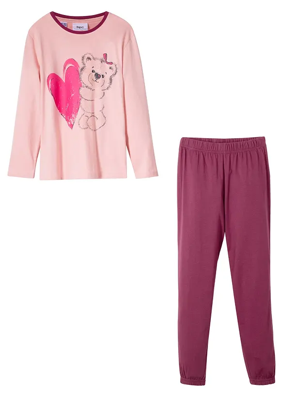 Pyjama van biologisch katoen (2-dlg. set), bonprix