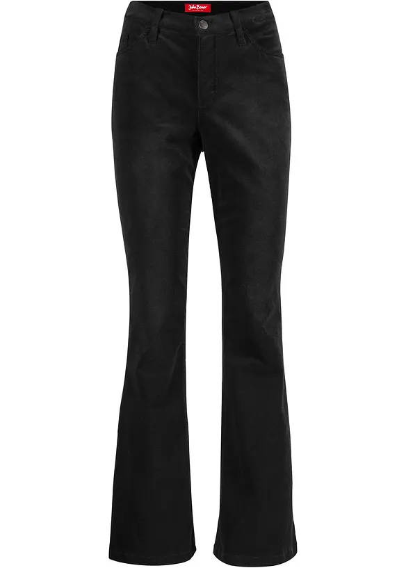 Stretch corduroy broek, flared, John Baner JEANSWEAR