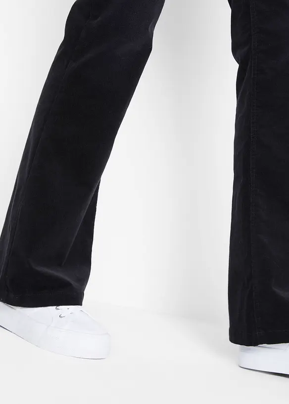 Stretch corduroy broek, flared, John Baner JEANSWEAR