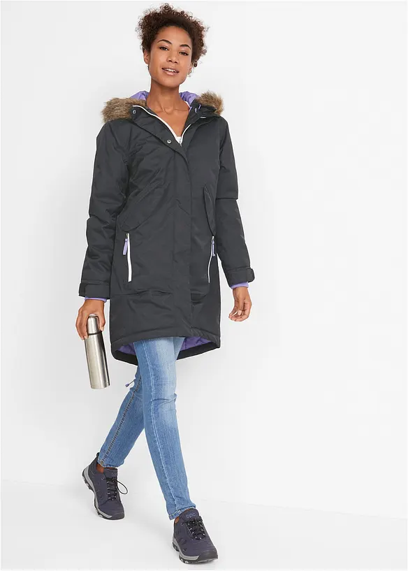 Lange outdoor jas, waterdicht, bonprix