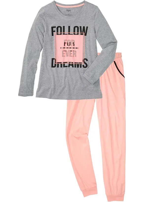 Pyjama met biologisch katoen, bonprix