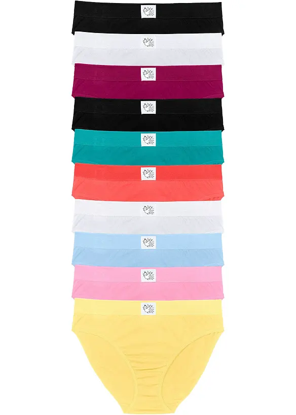 Slip (set van 10), bonprix