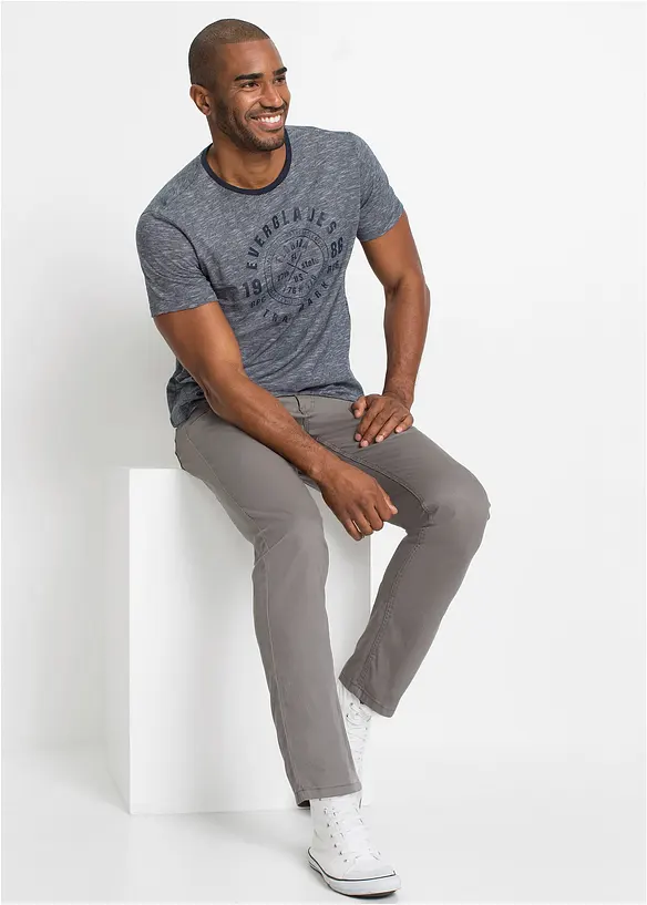 T-shirt van puur katoen (set van 2), bonprix