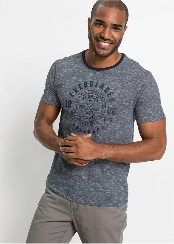 T-shirt van puur katoen (set van 2), bonprix