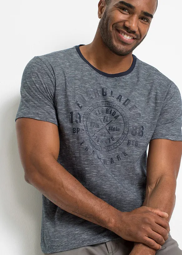 T-shirt van puur katoen (set van 2), bonprix