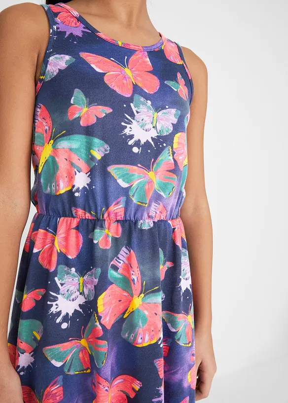 High-low jersey jurk, bonprix