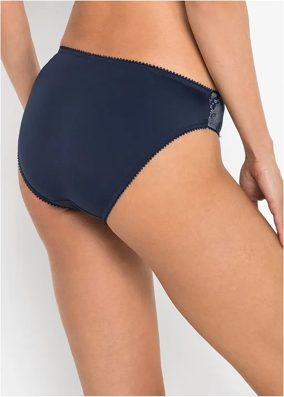 Slip met subtiel kant (set van 2), bonprix